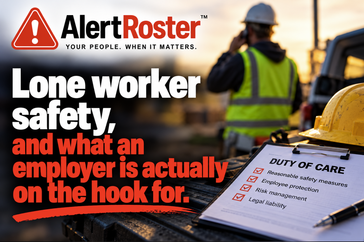 Featured image for Lone worker safety, and what an employer is actually on the hook for