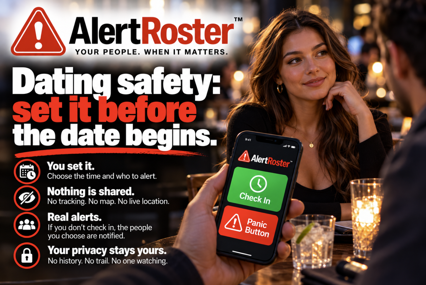 Dating safety: set it before the date begins