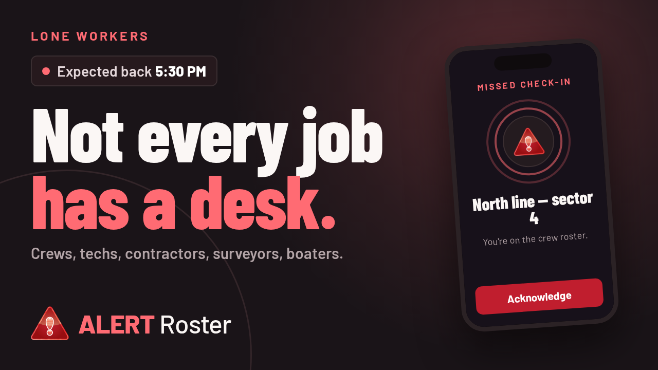 Featured image for Not every job happens behind a desk